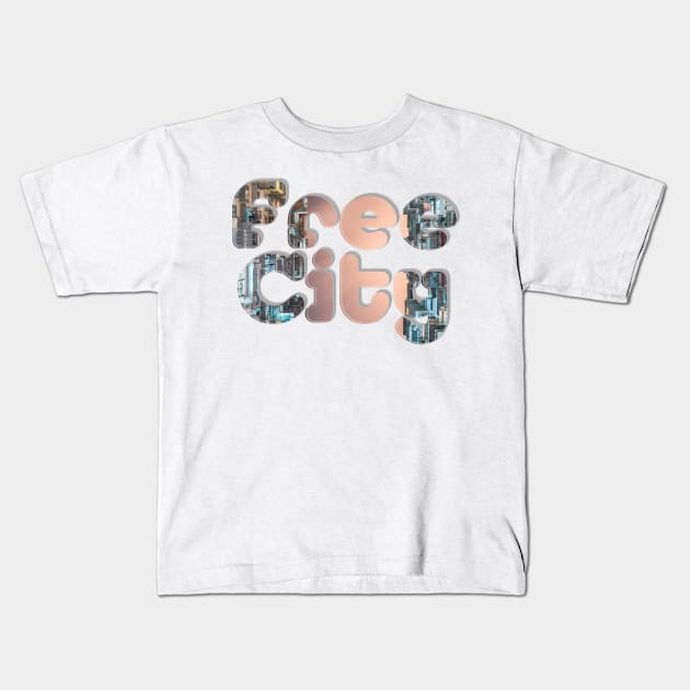 Free City Kids T-Shirt by afternoontees